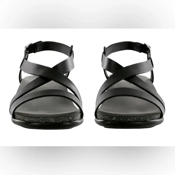 SAS Nouveau Black Leather Open Toe Casual Slingback Sandal-Women’s Sz 10.5M-NWOB - Picture 3 of 16